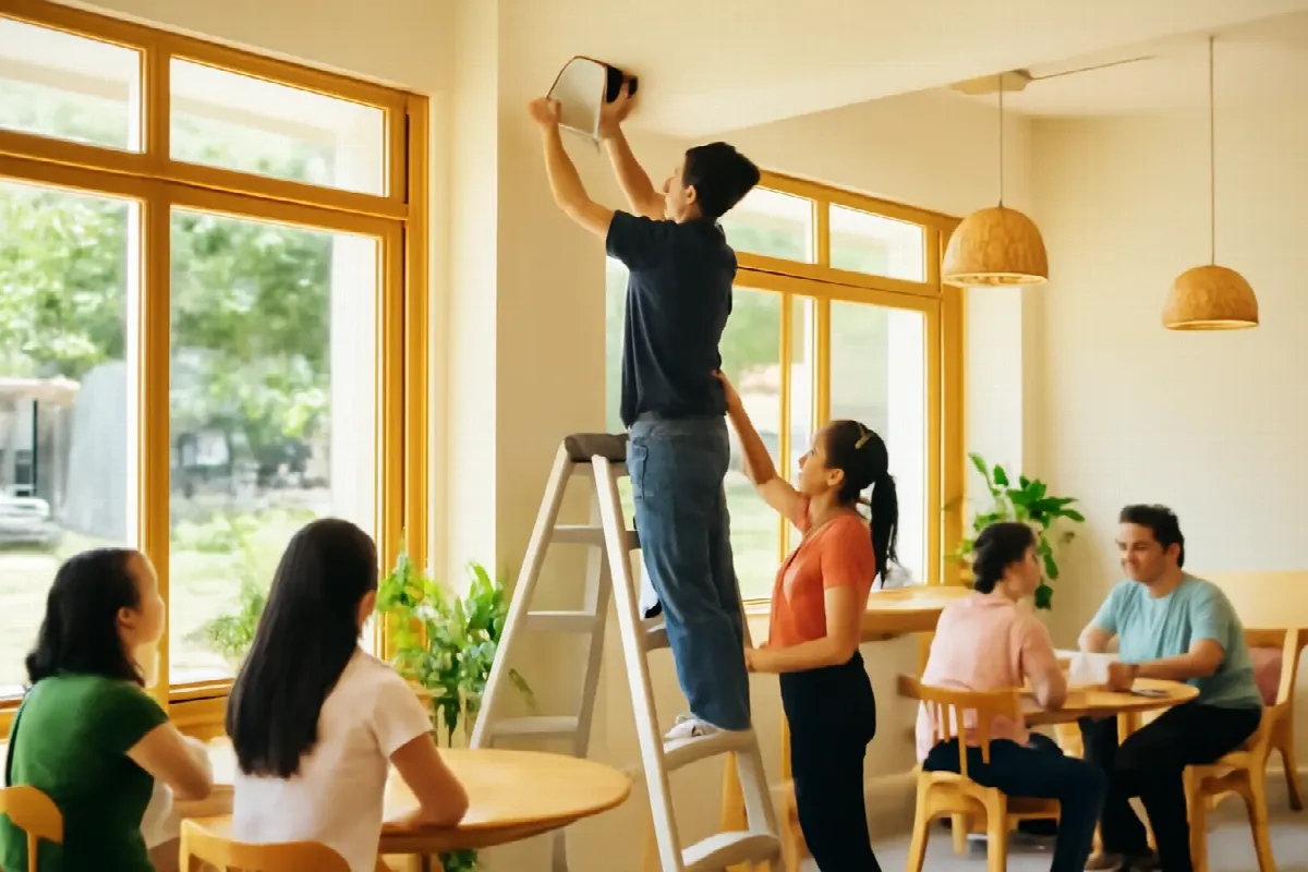 Đặt loa trong quán đúng cách: độ cao, góc chếch, khoảng cách