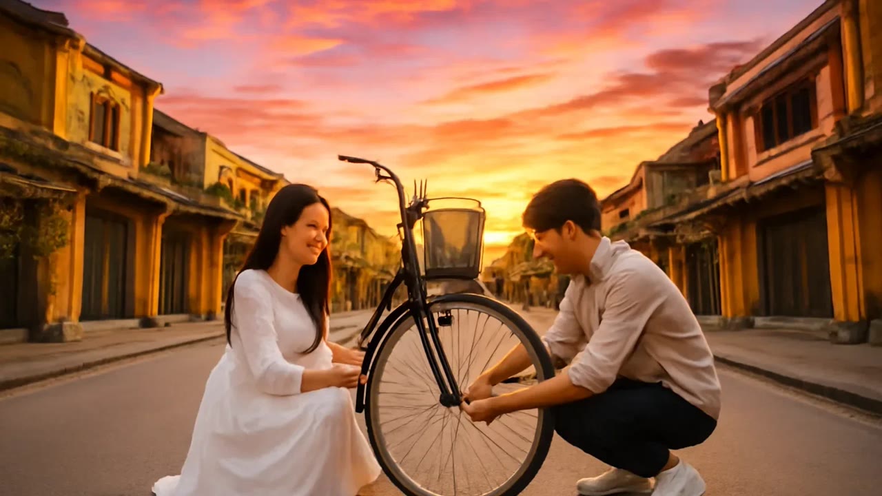 Ảnh nền ngang bài hát Tà áo vướng xích xe