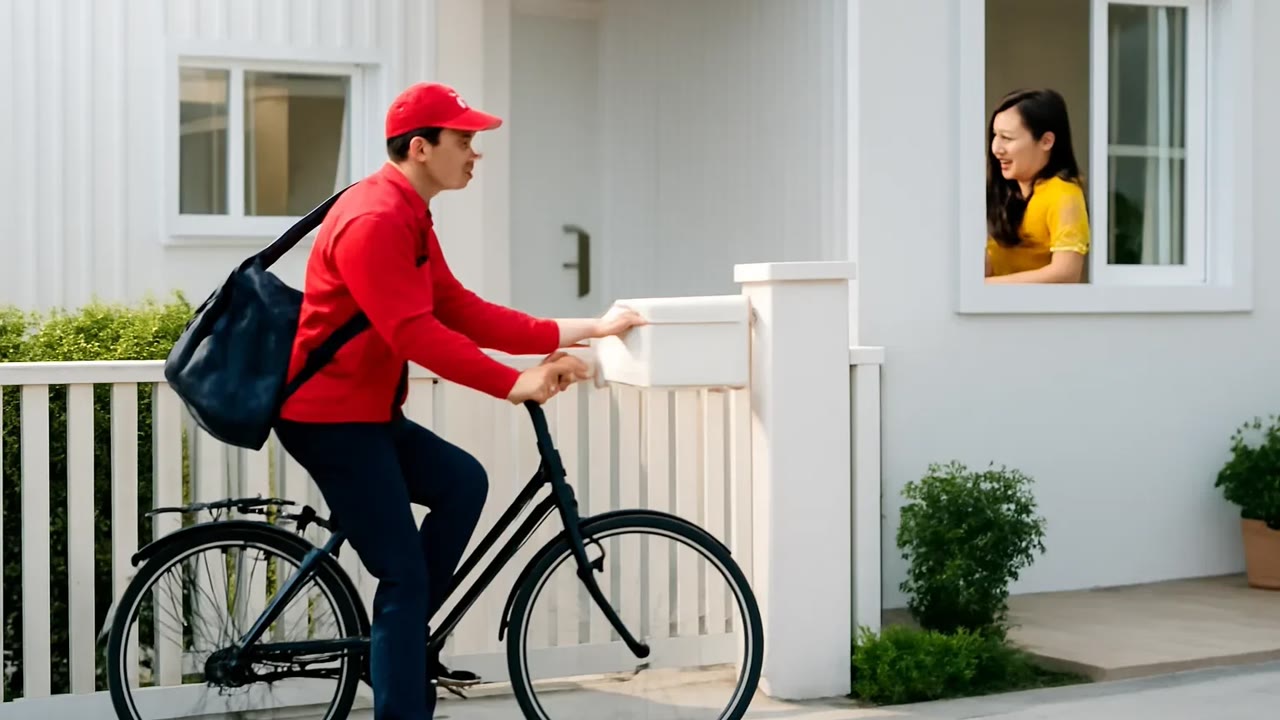 Ảnh nền ngang bài hát Người đưa thư xóm nhỏ