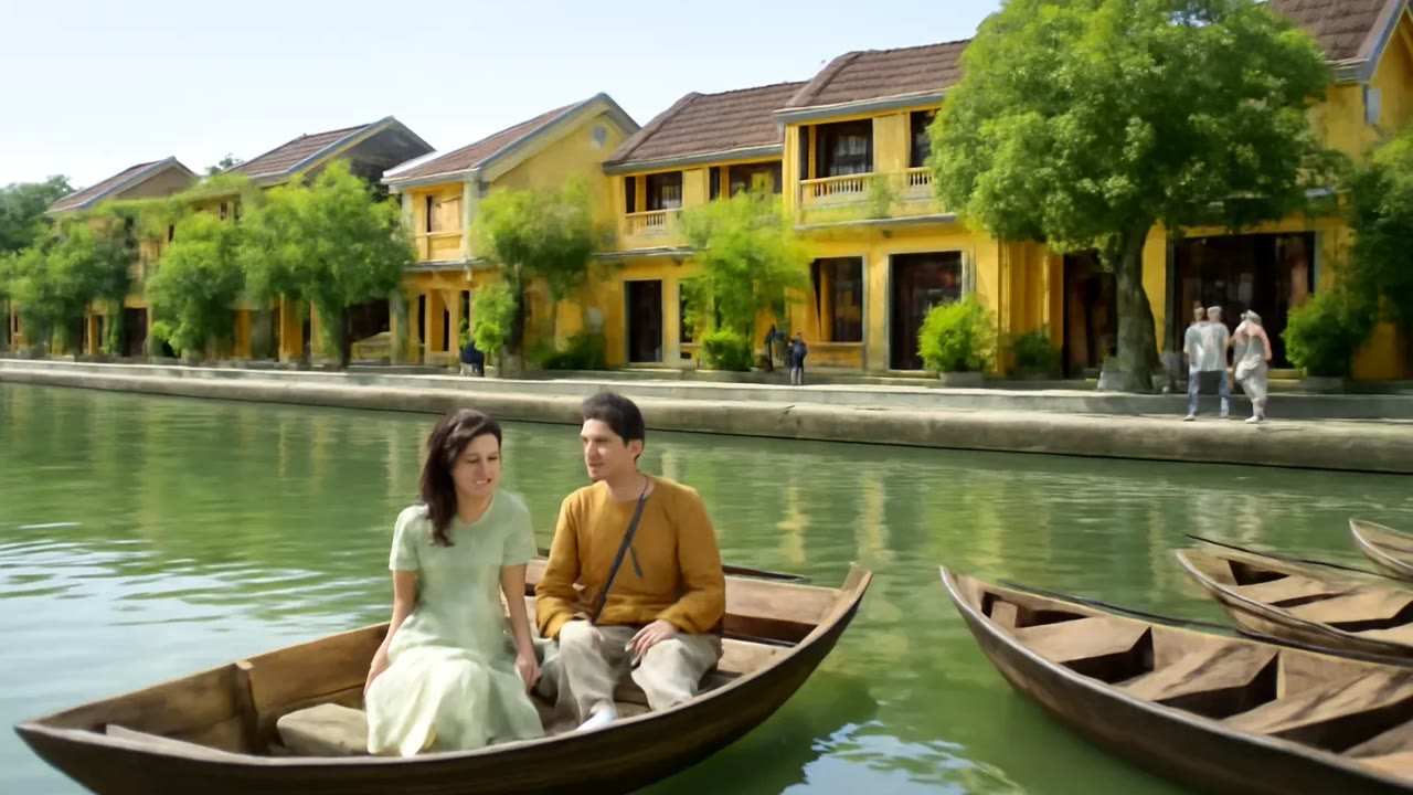 Ảnh nền ngang bài hát Bến Thuyền Hội An