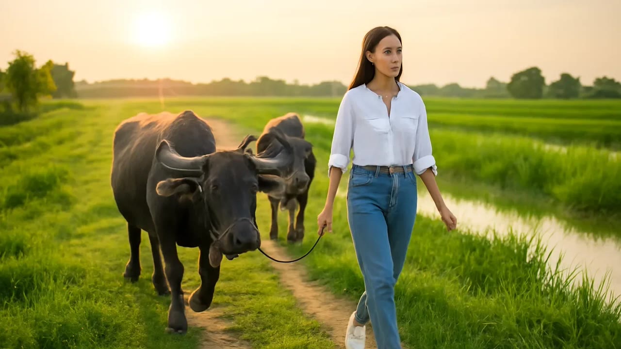 Ảnh nền ngang bài hát Tiếng Mõ Trâu Chiều