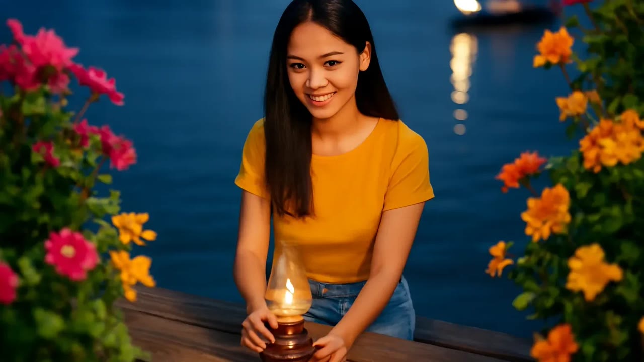 Ảnh nền ngang bài hát Tiếng máy đuôi tôm khuya