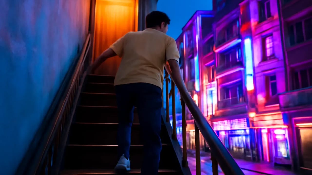 Ảnh nền ngang bài hát Thang gác gỗ