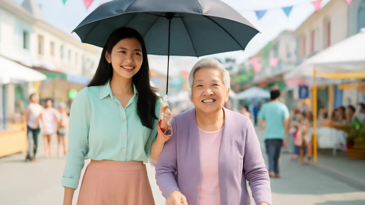 Ảnh nền ngang bài hát Chiếc ô lục soạn