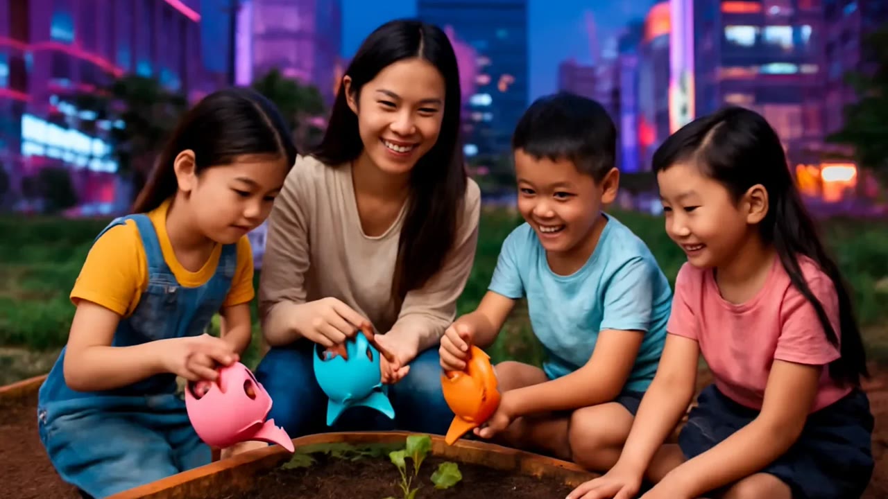 Ảnh nền ngang bài hát Trồng cây góc sân