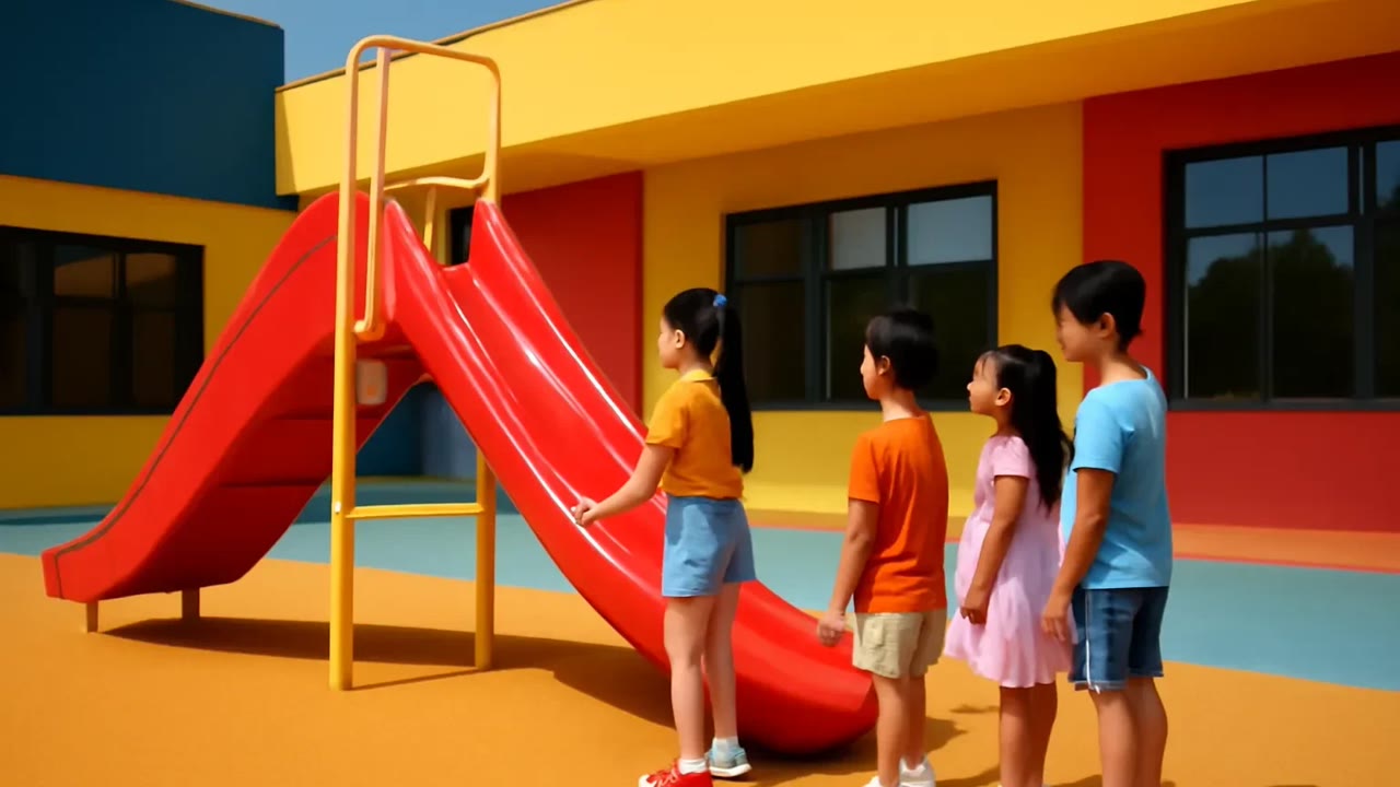 Ảnh nền ngang bài hát Cầu trượt xếp hàng