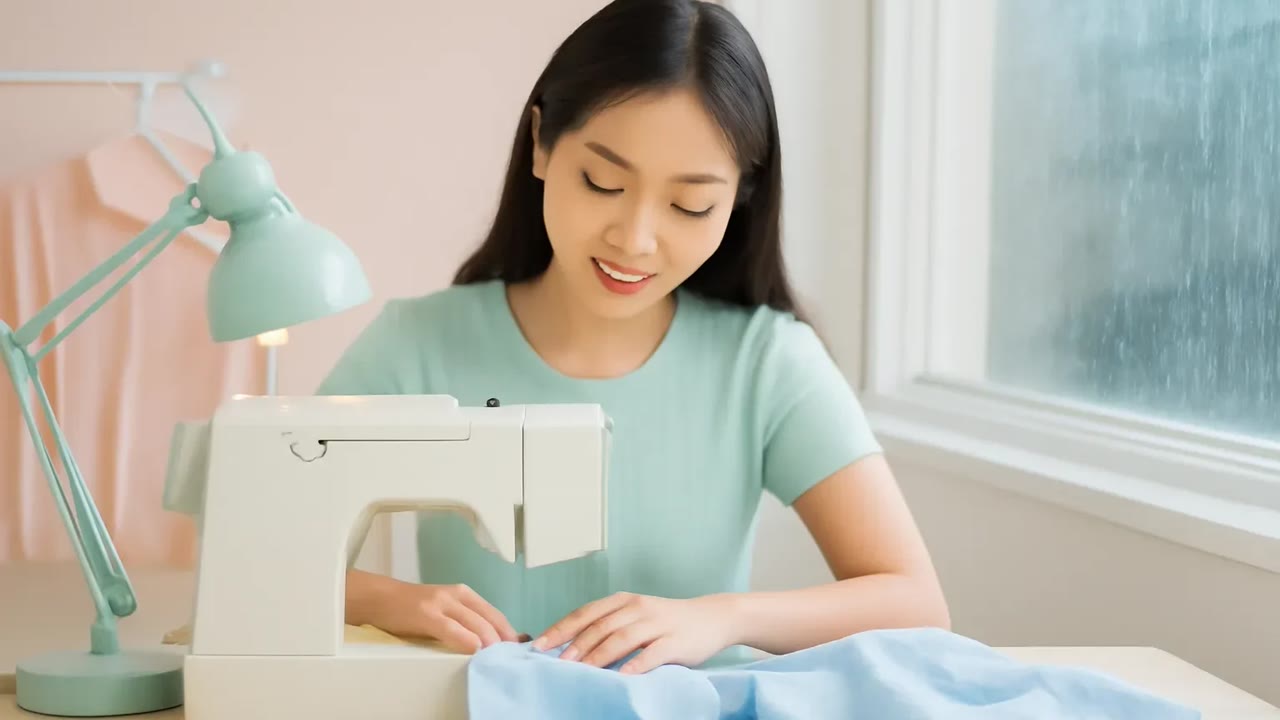Ảnh nền ngang bài hát Giọt mưa trên kính tiệm may