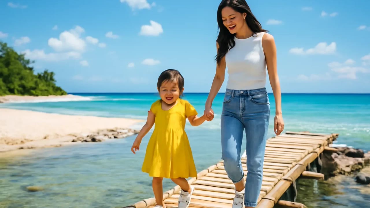 Ảnh nền ngang bài hát Qua Cầu Tre Nhé