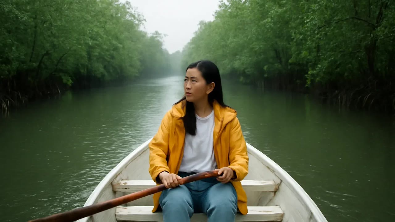 Ảnh nền ngang bài hát Mưa Dầm Đất Mũi