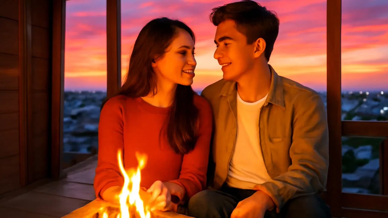 Ảnh nền ngang bài hát Bếp lửa nhà sàn
