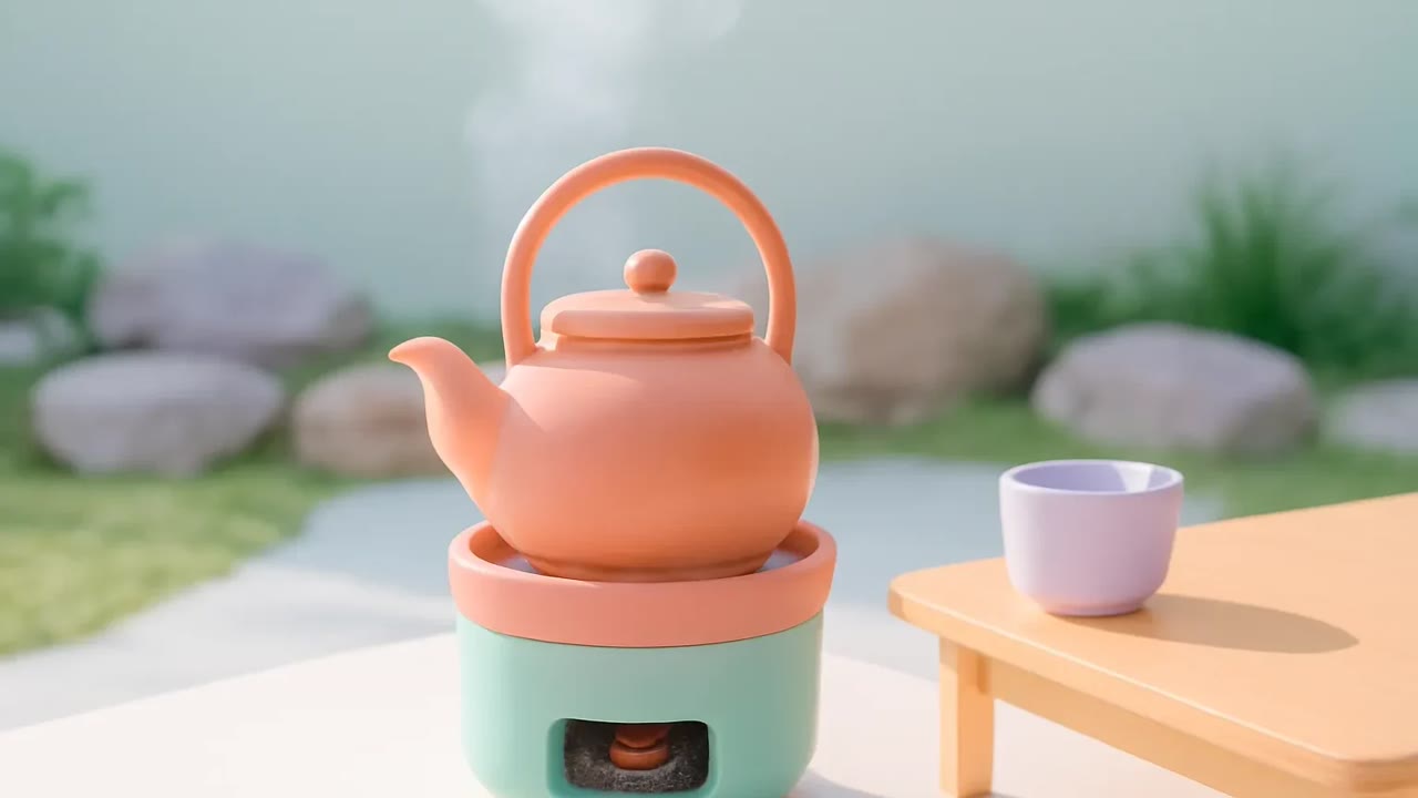 Ảnh nền ngang bài hát Nước reo trong ấm đất