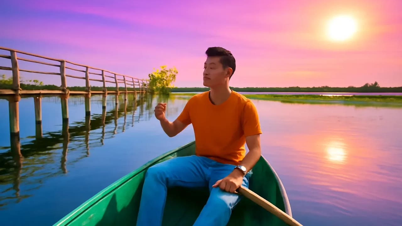 Ảnh nền ngang bài hát Con nước tháng Mười