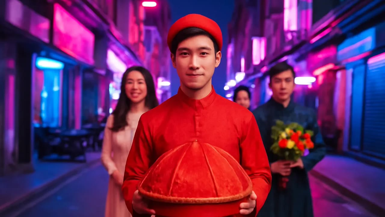 Ảnh nền ngang bài hát Bưng mâm quả đi đầu