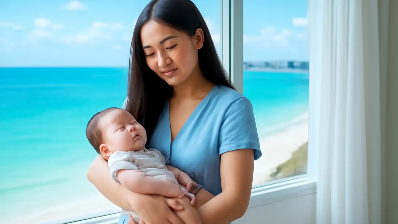 Ảnh nền ngang bài hát Mẹ trẻ thức canh con
