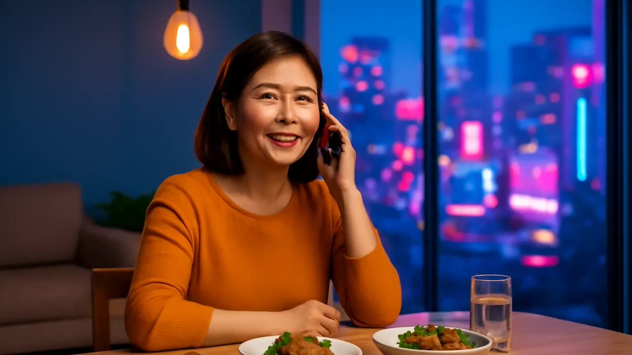 Ảnh nền ngang bài hát Gọi về giờ cơm tối