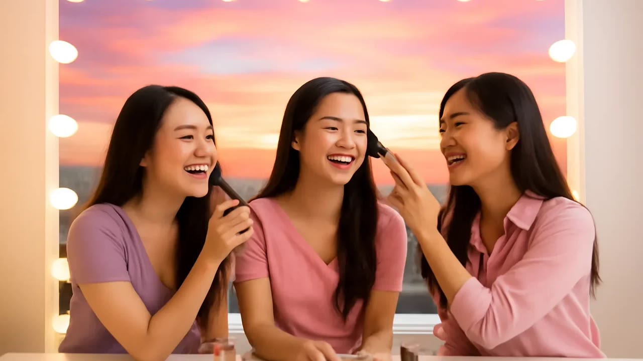 Ảnh nền ngang bài hát Hội chị em lên đồ