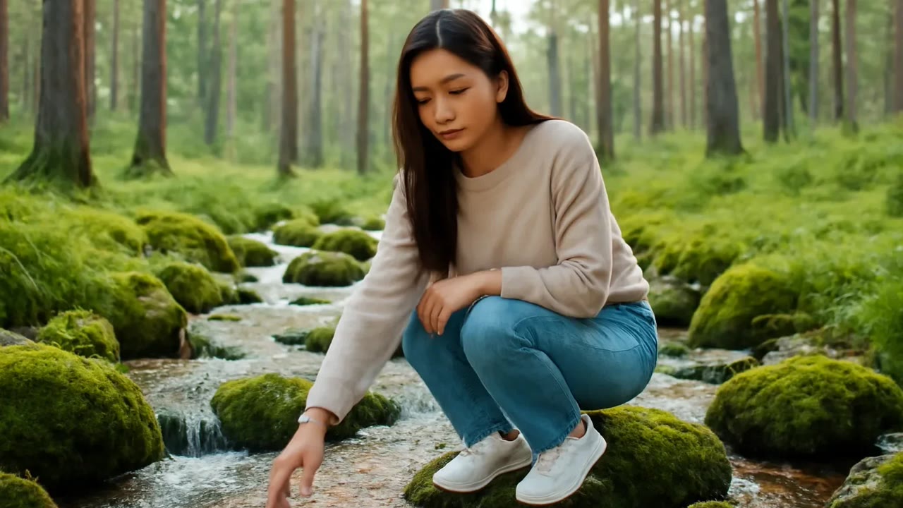 Ảnh nền ngang bài hát Suối nhỏ không vội