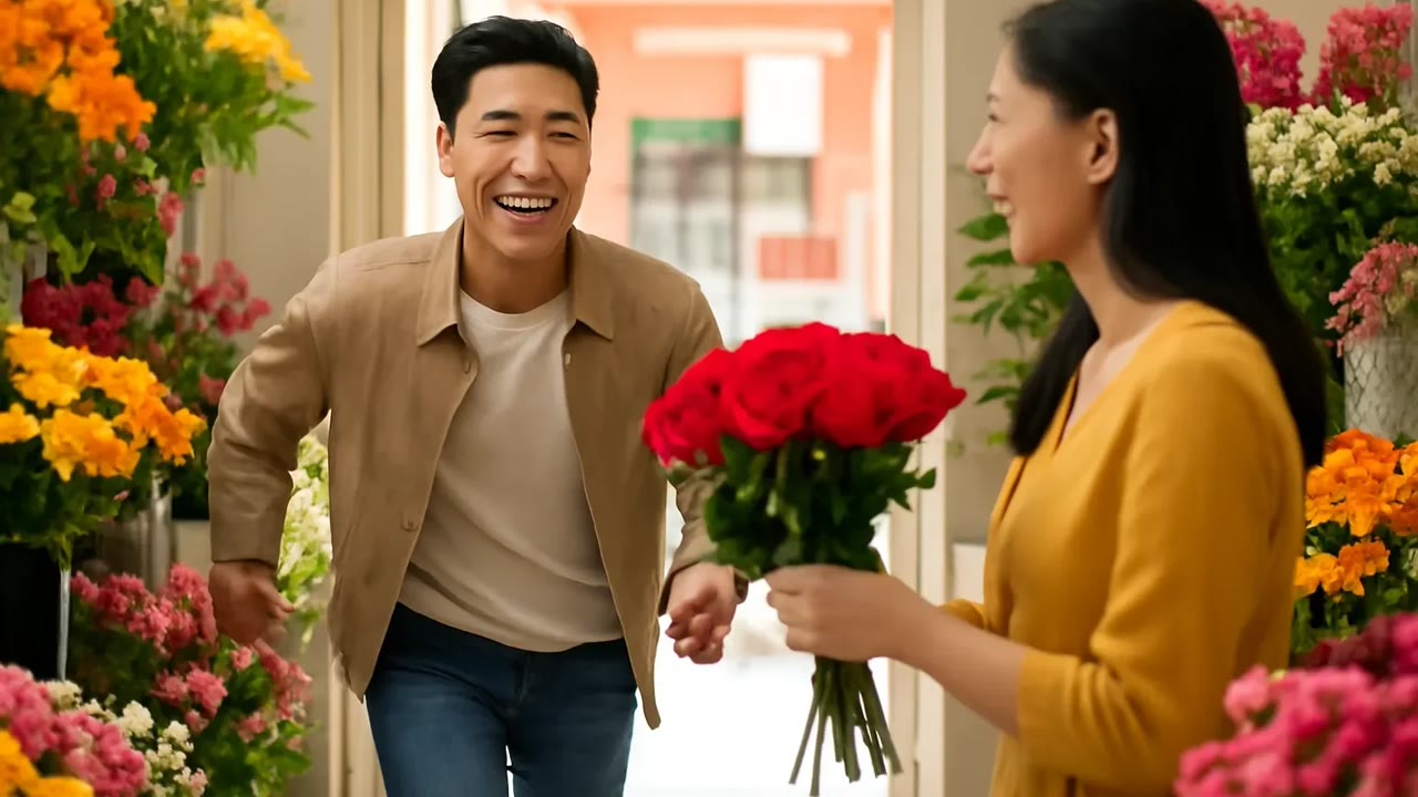 Ảnh nền ngang bài hát Bó hồng mua vội