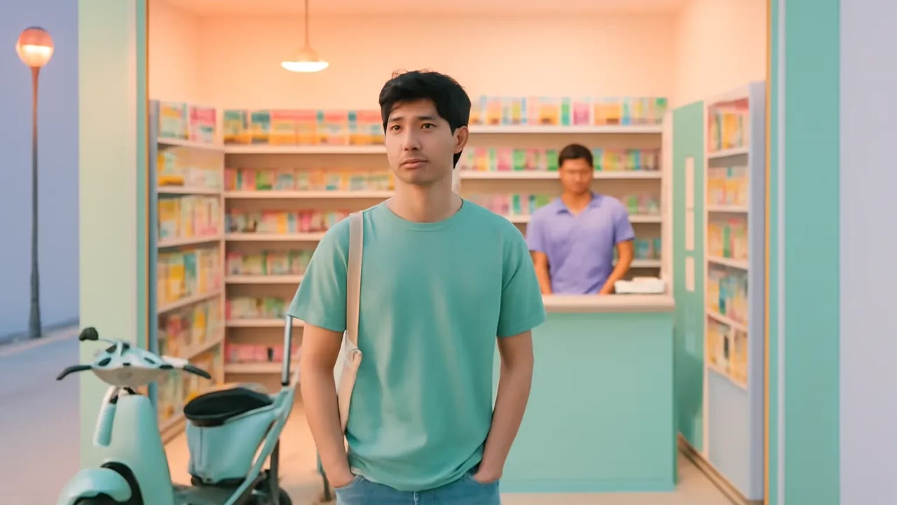 Ảnh nền ngang bài hát Tiệm tạp hoá chưa đóng