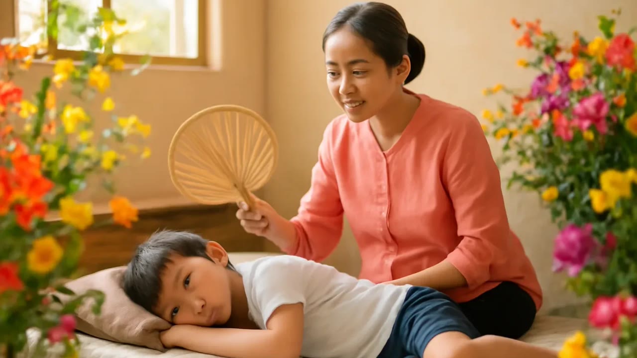 Ảnh nền ngang bài hát Gió Lào qua ngõ
