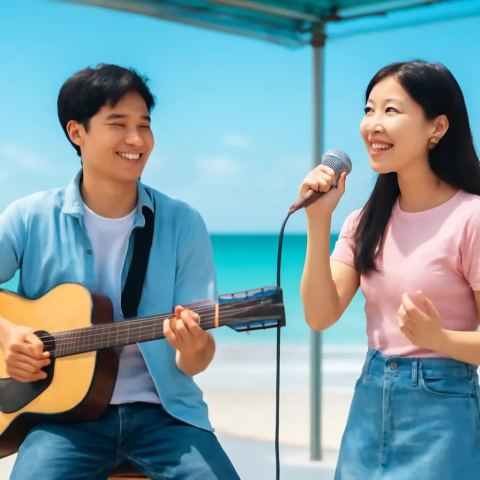 Ảnh bìa vuông bài hát Đứt dây đàn văn nghệ — nhạc Pop lãng mạn