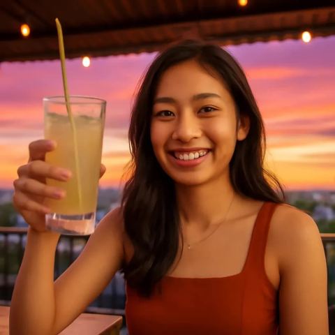 Ảnh bìa vuông bài hát Ly chanh sả — nhạc Pop sôi động