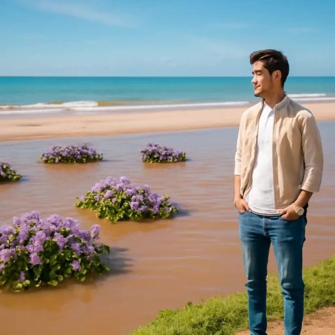 Ảnh bìa vuông bài hát Lục bình trôi ngược — nhạc Bolero buồn