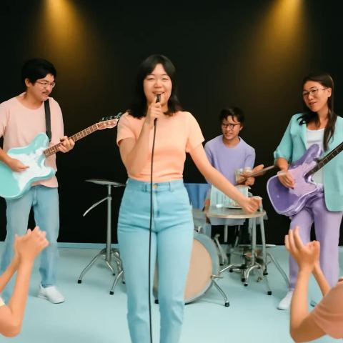 Ảnh bìa vuông bài hát Mười hai khán giả — nhạc Rock sôi động