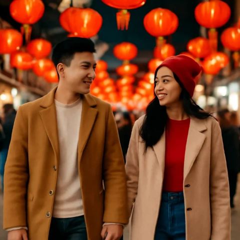 Ảnh bìa vuông bài hát Chen chân phố lồng đèn — nhạc Pop sôi động