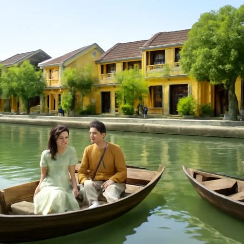 Ảnh bìa vuông bài hát Bến Thuyền Hội An — nhạc Acoustic buồn
