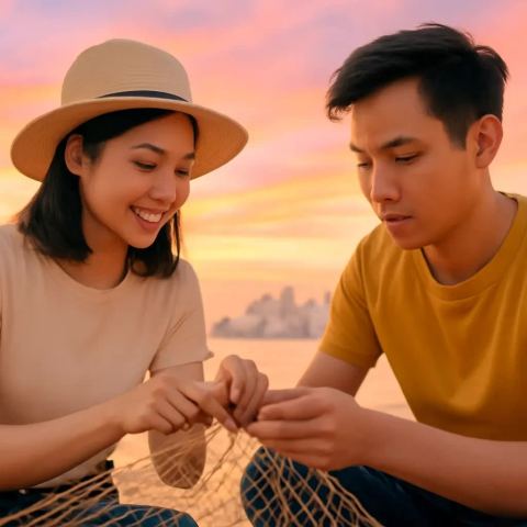 Ảnh bìa vuông bài hát Theo Em Ra Biển — nhạc Acoustic lãng mạn
