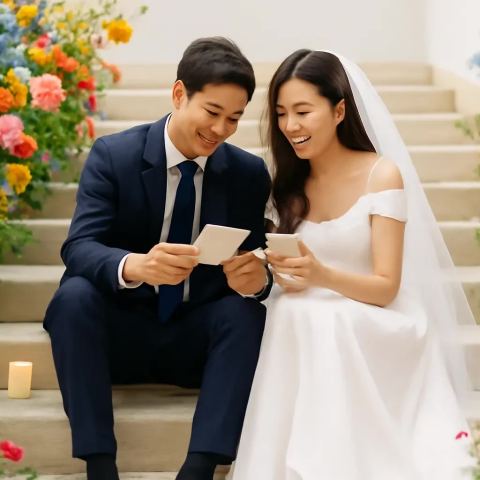 Ảnh bìa vuông bài hát Phía sau tấm ảnh cưới — nhạc Ballad lãng mạn
