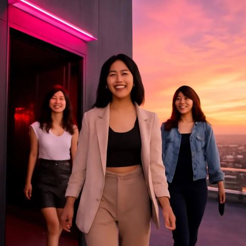 Ảnh bìa vuông bài hát Trời sáng ngoài cửa — nhạc EDM sôi động