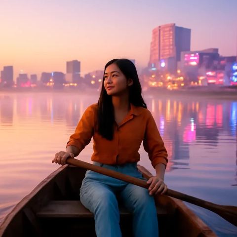 Ảnh bìa vuông bài hát Thương Người Bên Sông — nhạc Bolero lãng mạn