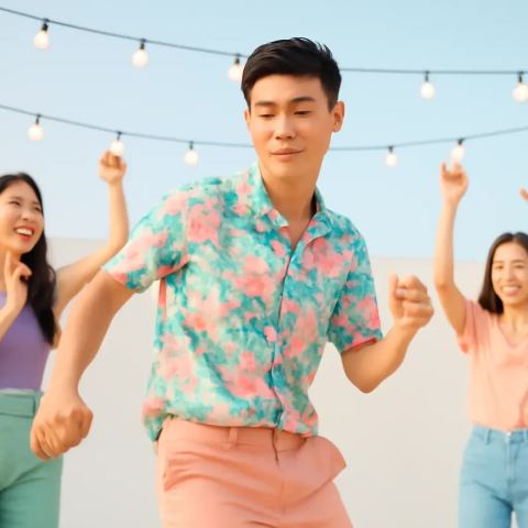 Ảnh bìa vuông bài hát Sơ mi hoa đi nhầm chỗ — nhạc Pop sôi động
