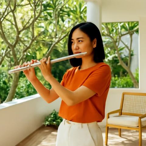 Ảnh bìa vuông bài hát Sáo Trúc Gặp Bossa — nhạc Acoustic nhẹ nhàng