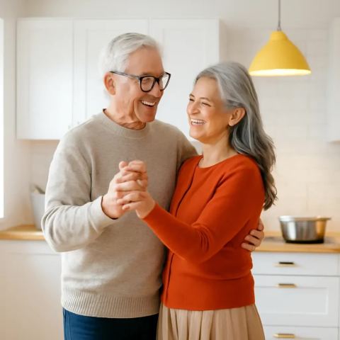 Ảnh bìa vuông bài hát Khiêu vũ trong căn bếp — nhạc Ballad lãng mạn
