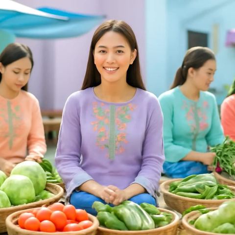 Ảnh bìa vuông bài hát Chợ Phiên Vùng Cao — nhạc Acoustic vui tươi