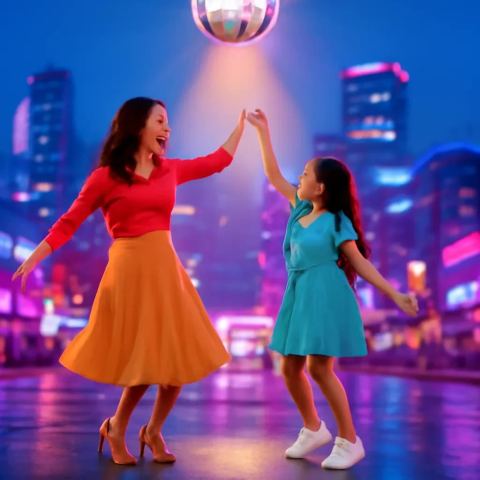 Ảnh bìa vuông bài hát Nhảy Đi Như Thời Ấy — nhạc Pop sôi động