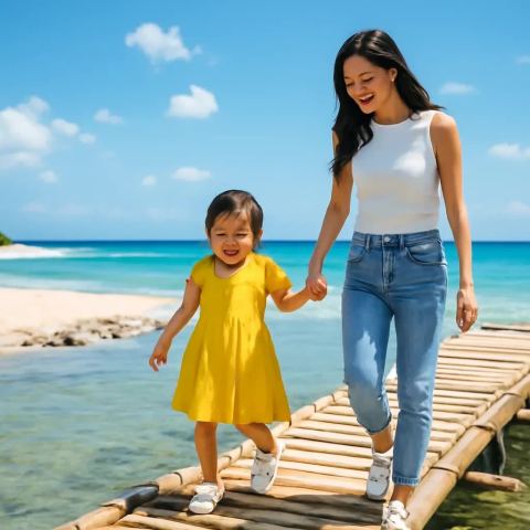Ảnh bìa vuông bài hát Qua Cầu Tre Nhé — nhạc Acoustic nhẹ nhàng