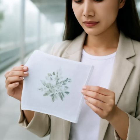 Ảnh bìa vuông bài hát Khăn tay thêu chữ đầu — nhạc Ballad buồn