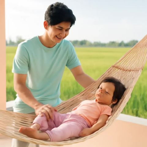 Ảnh bìa vuông bài hát Chiếc võng gai hiên ngoại — nhạc Bolero nhẹ nhàng