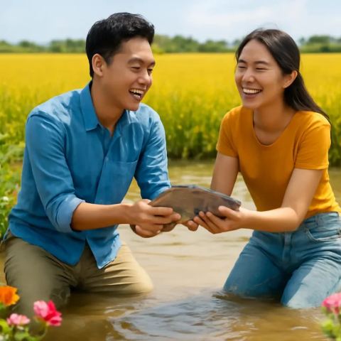 Ảnh bìa vuông bài hát Tát đìa chia cá — nhạc Bolero lãng mạn