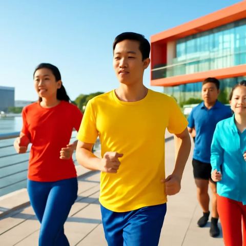 Ảnh bìa vuông bài hát Nhóm chạy sáng chủ nhật — nhạc EDM sôi động