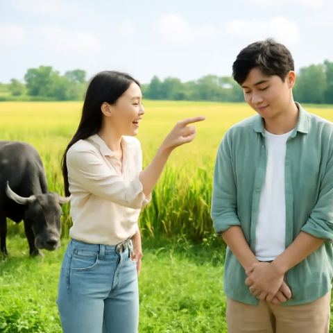 Ảnh bìa vuông bài hát Trâu nhà ai ăn lúa — nhạc Bolero lãng mạn