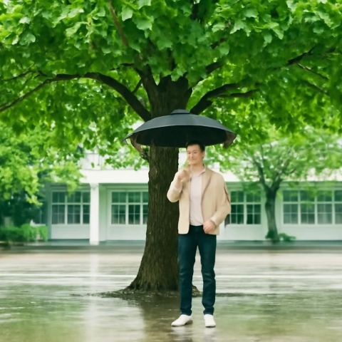 Ảnh bìa vuông bài hát Cây bàng trường cũ — nhạc Bolero buồn