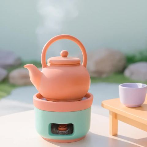 Ảnh bìa vuông bài hát Nước reo trong ấm đất — nhạc Lofi nhẹ nhàng