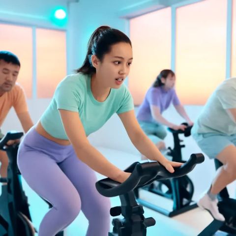 Ảnh bìa vuông bài hát Lớp đạp xe sáu giờ — nhạc EDM sôi động