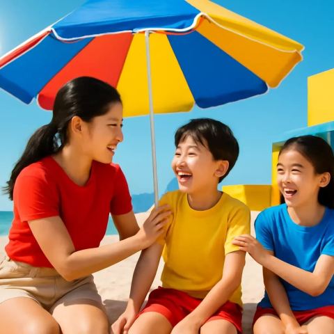 Ảnh bìa vuông bài hát Kem chống nắng bôi vụng — nhạc Pop vui tươi