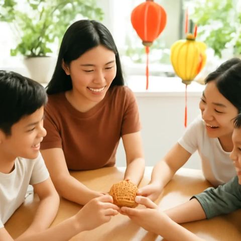 Ảnh bìa vuông bài hát Bánh nướng chia tư — nhạc Pop vui tươi